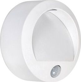 Kinkiet Rabalux Kinkiet na elewację ledowy IP44 biały Rabalux Amarillo 7980 z czujnikiem ruchu