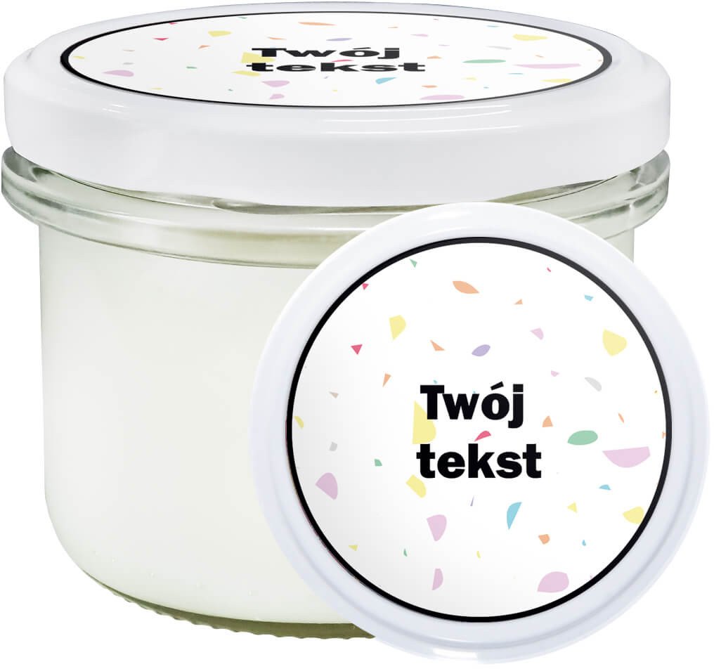 Cup&You personalizowana świeca sojowa w słoiku kwiatowo-owocowy zapach prezent upominek na Walentynki dla niej kobiety dziewczyny ukochanej żony