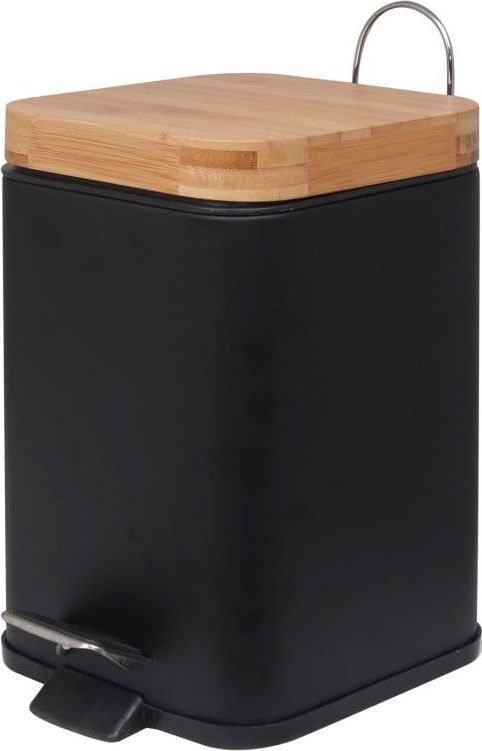 Kosz na śmieci YokaHome na pedał czarny