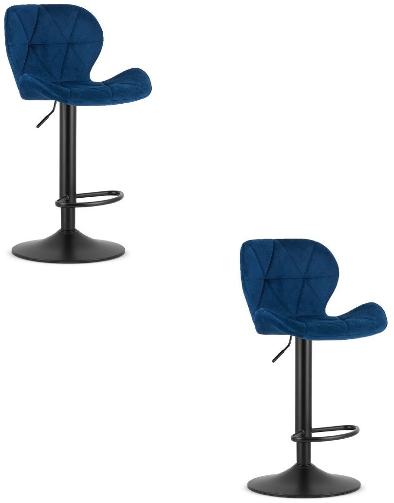 Hoker WEST - aksamit granatowy / baza czarna x 2