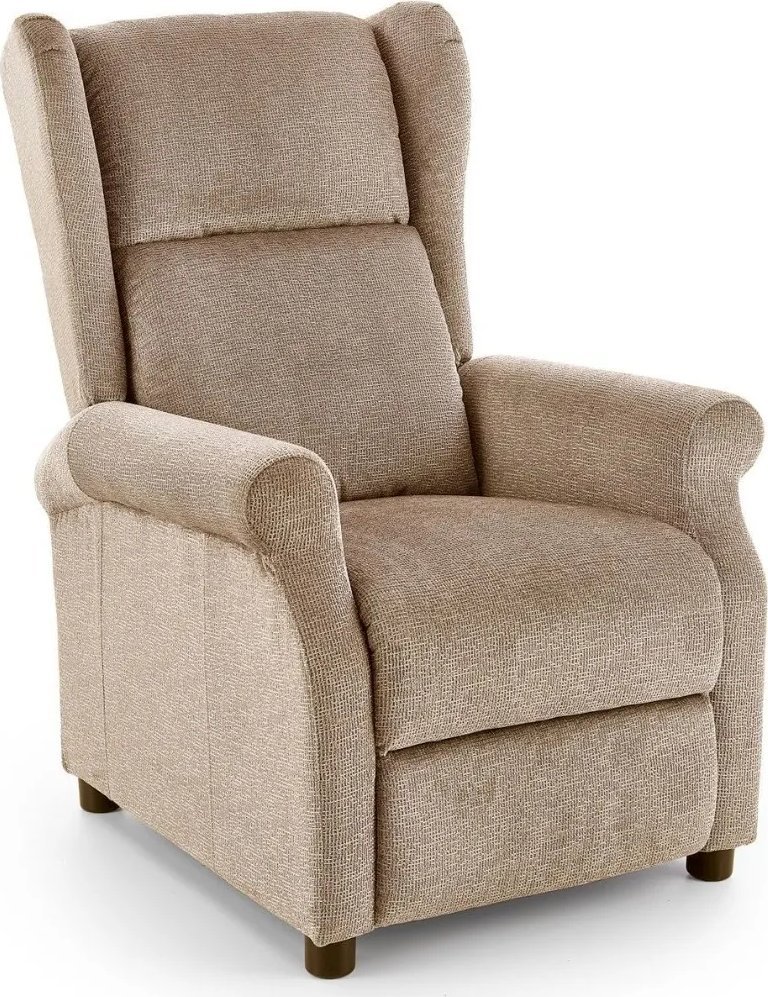 Halmar Fotel rozkładany masujący AGUSTIN M beżowy HALMAR