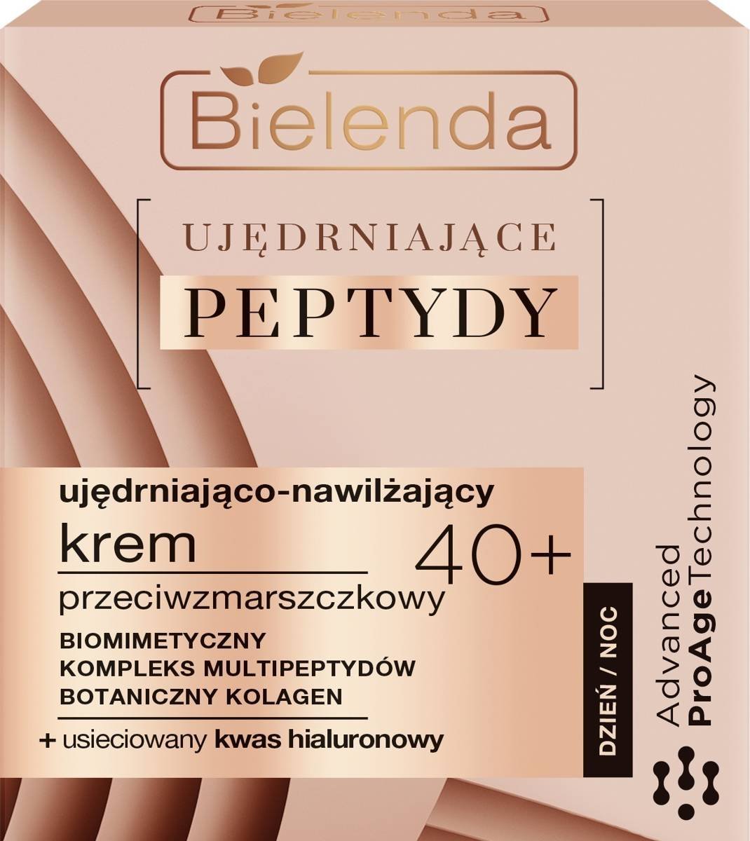 Bielenda Ujędrniające Peptydy 40+ Nawilżająco-Ujędrniający Krem przeciwzmarszczkowy na dzień i noc 50ml