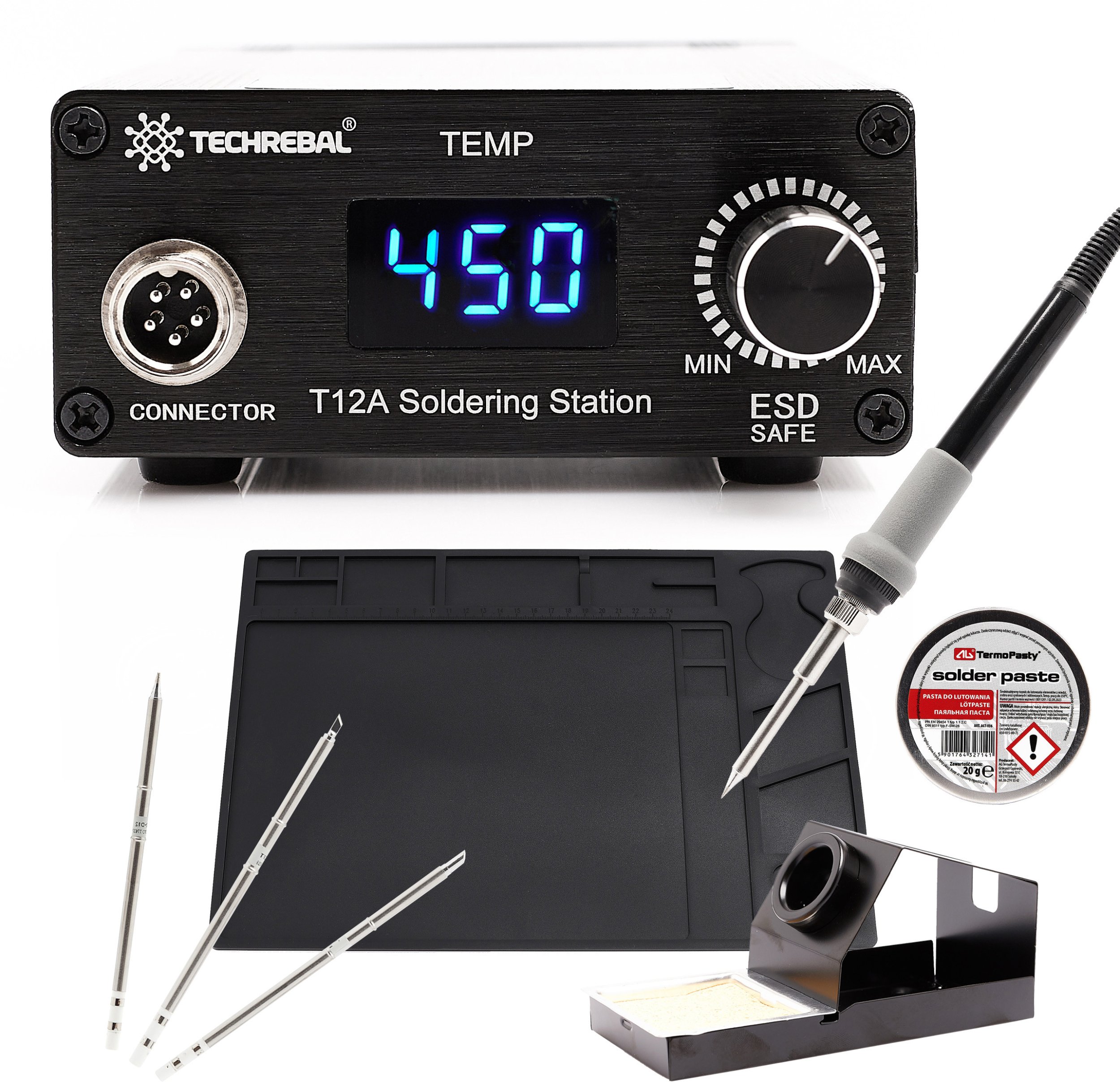 Techrebal STACJA LUTOWNICZA TECHREBAL T12 MATA 4 GROTY PASTA