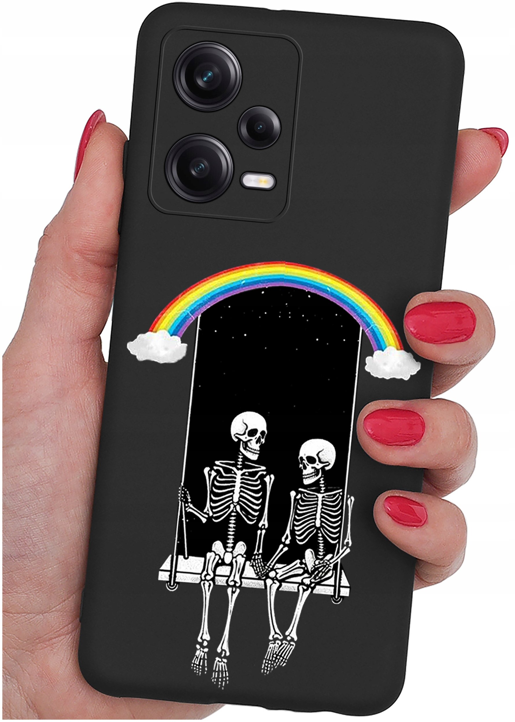 ETUI do Xiaomi Redmi Note 12 5G |Poco X5 5G | WZORY | SILIKONOWE MATT SZKŁO