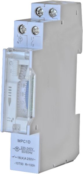 ELS Elektrotechnika Programator czasowy mechaniczny dobowy MPC1D