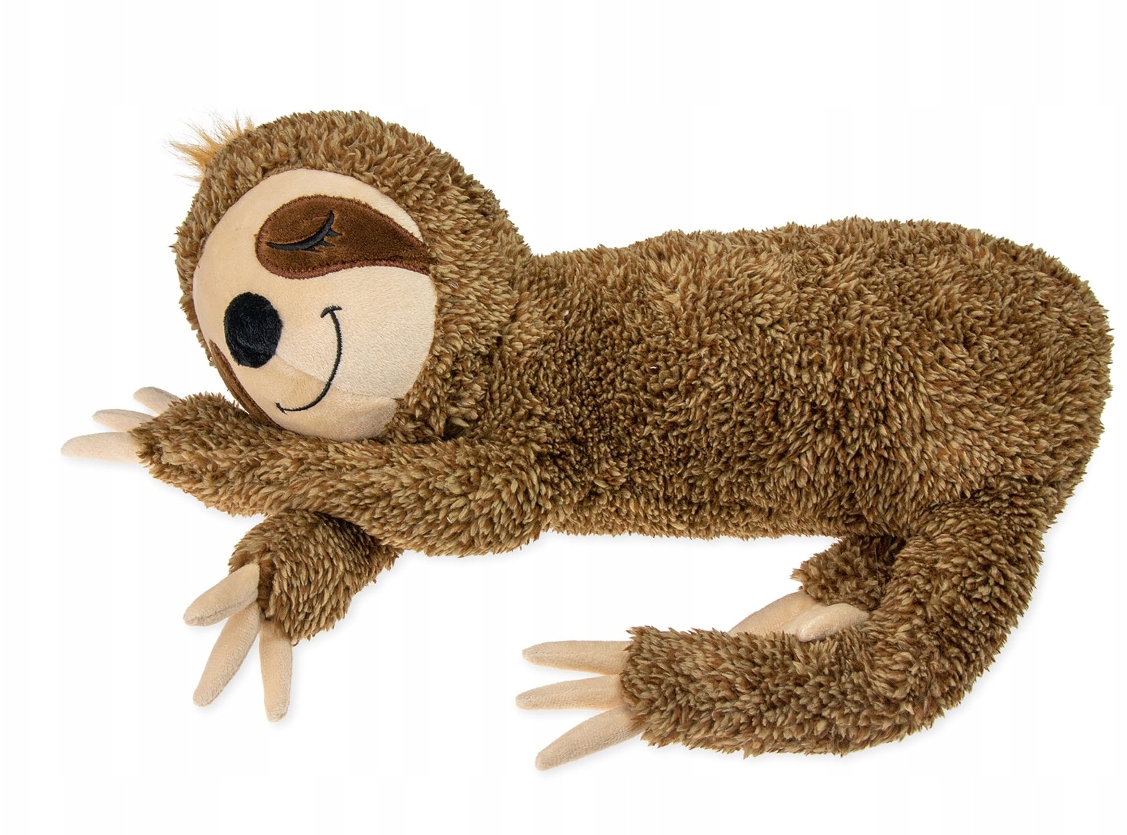 KARLIE Zabawka dla psa leniwiec brązowy pluszowy 55X25X10cm