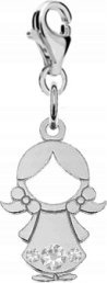 Radziszewska Jewellery Srebrny Charms DZIEWCZYNKA DEDYKACJA