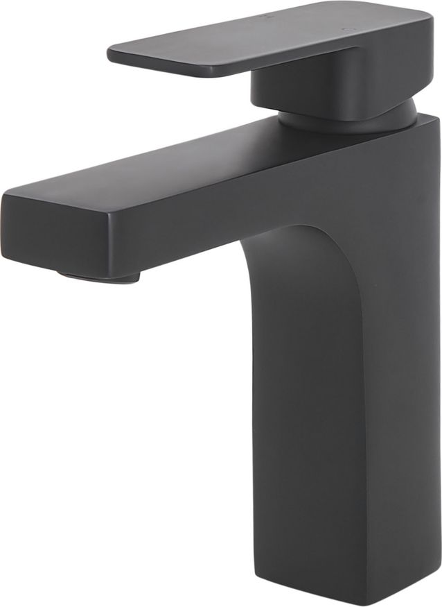 Bateria umywalkowa Beliani Irupu stojąca czarny (229606)