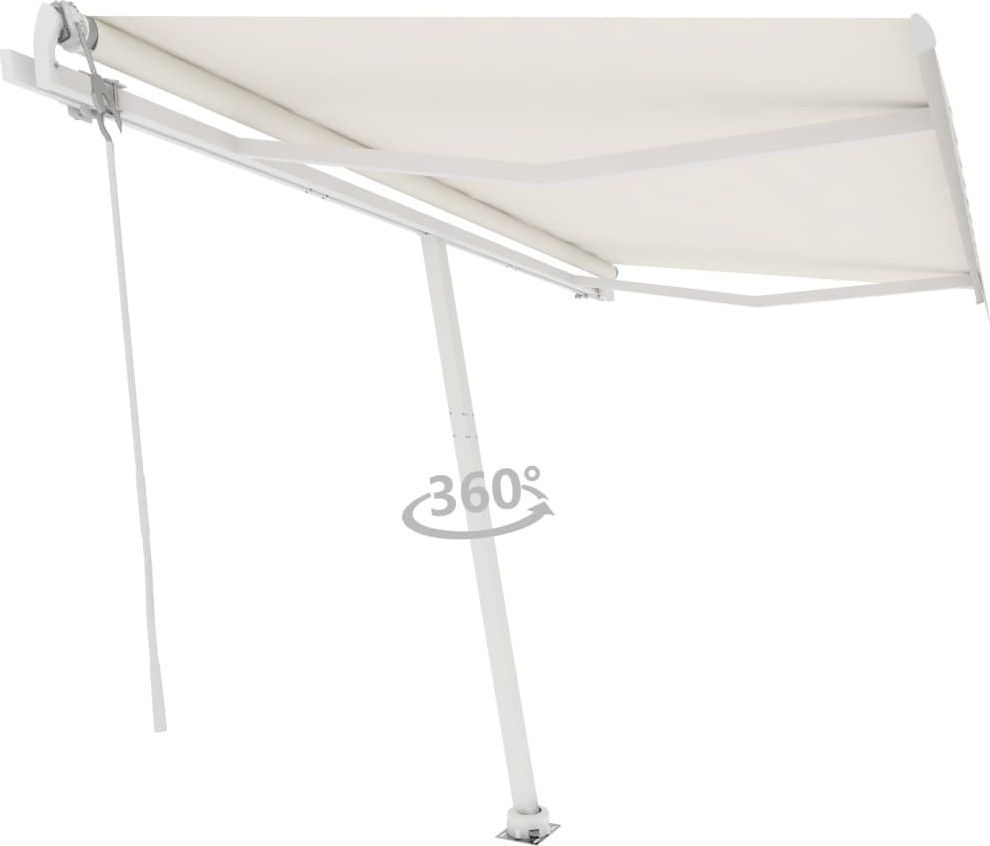 vidaXL Wolnostojąca, automatycznie zwijana markiza, 400x300 cm