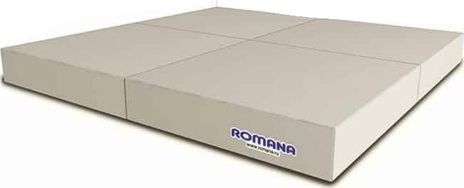 Małpiszon Składany materac pod drabinkę gimnastyczną 100x100x10 cm Kometa popielaty