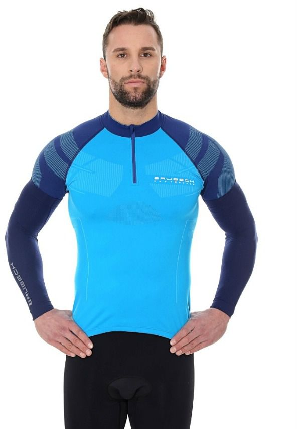 Brubeck Rękawki kolarskie unisex 3D PRO SB10060 niebieski r. L/XL