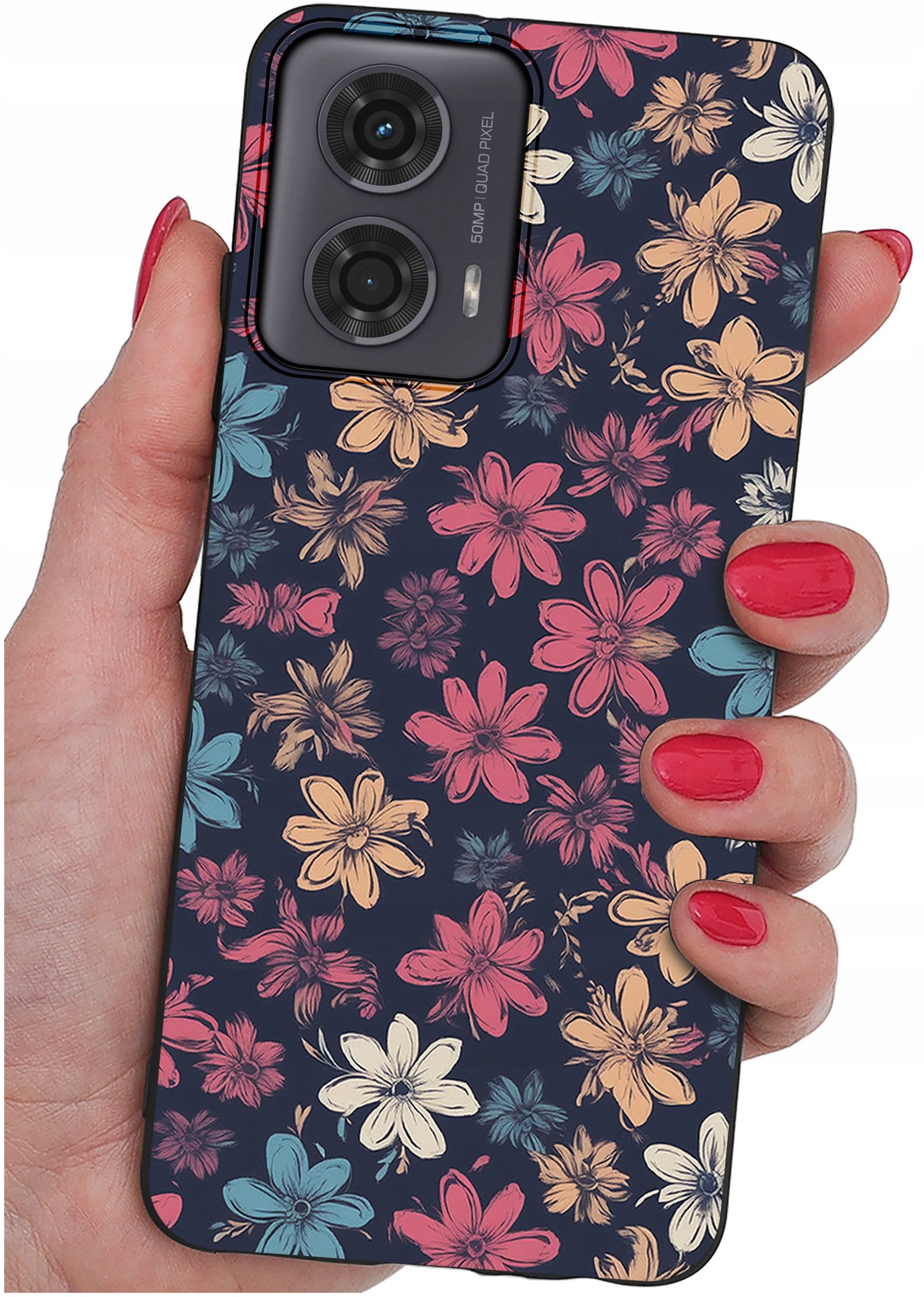 Etui do Motorola Moto G24 |G24 POWER |G04 |E14 WZORY |SILIKONOWE MATT SZKŁO