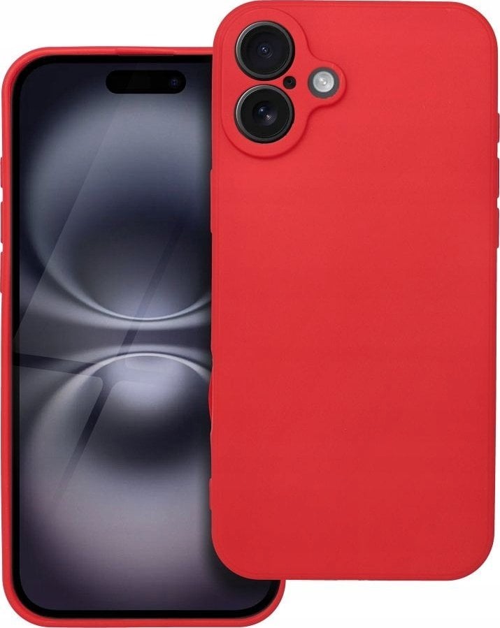 OEM Futerał SOFT do IPHONE 16 Plus czerwony