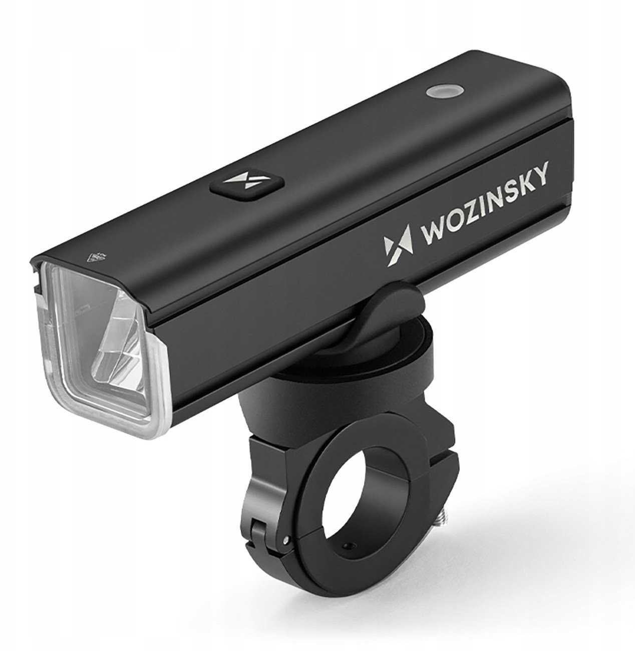 Zestaw lampek rowerowych Wozinsky WSBLB3 przednia (1000 lm) i tylna USB-C - czarny