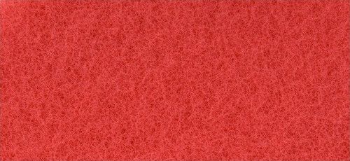 Intermop Fibratesco - Pad ręczny czerwony do codziennego mycia - 25 x 11,5 cm