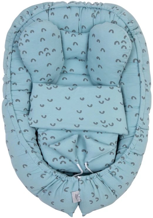 Kokon z podusią i kołderką Soft Lazure
