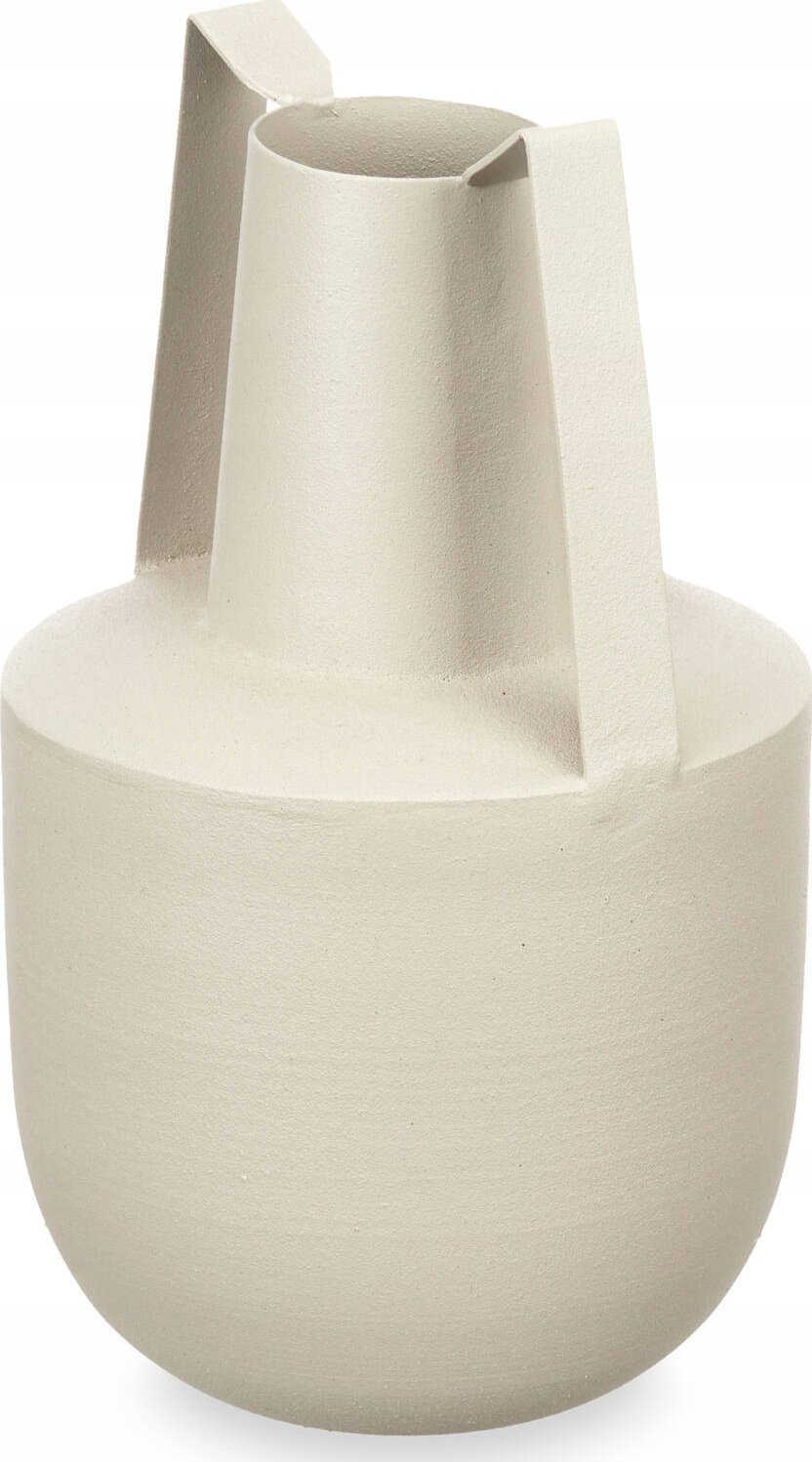 Gift Decor Wazon metalowy w pastelowym kolorze z uchwytami, 21 cm