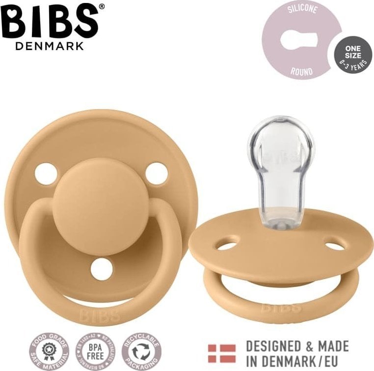 Bibs BIBS DE LUX DESERT SAND Smoczek uspokajający silikonowy ONE SIZE