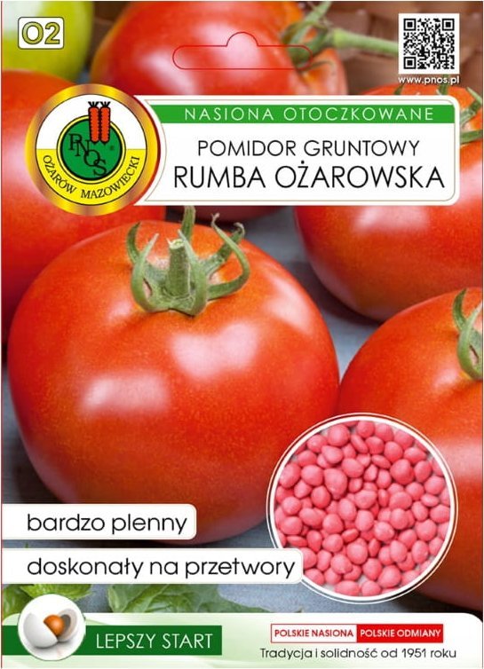 Pomidor Rumba Ożarowska 100 nasion wczesna odmiana o mięsistym miąższu