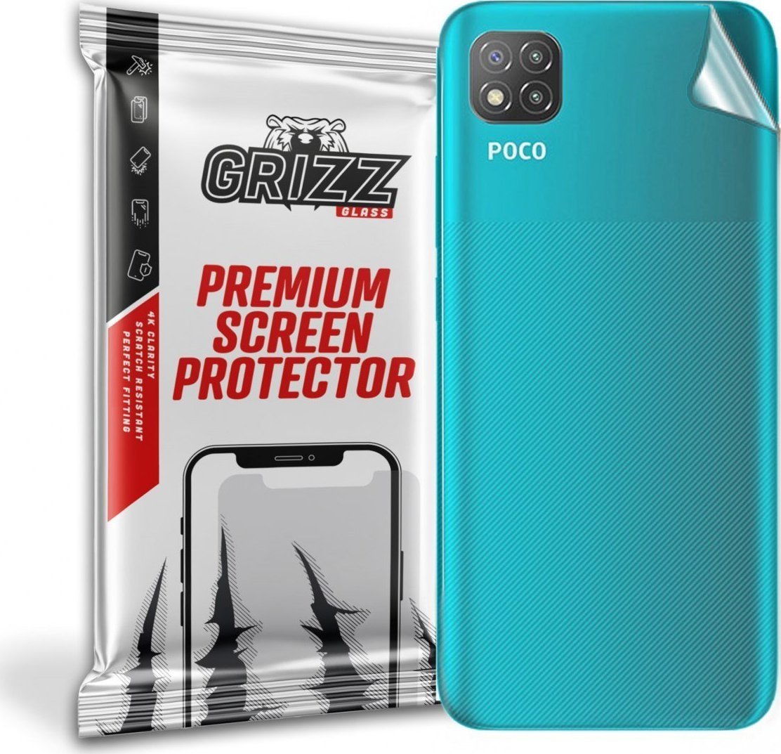 GrizzGlass Folia na tył Grizz Xiaomi POCO C3
