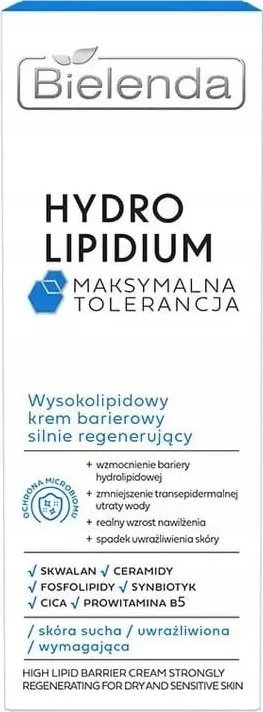 Bielenda Hydro Lipidium Wysokolipidowy krem barierowy silnie regenerujący 50ml