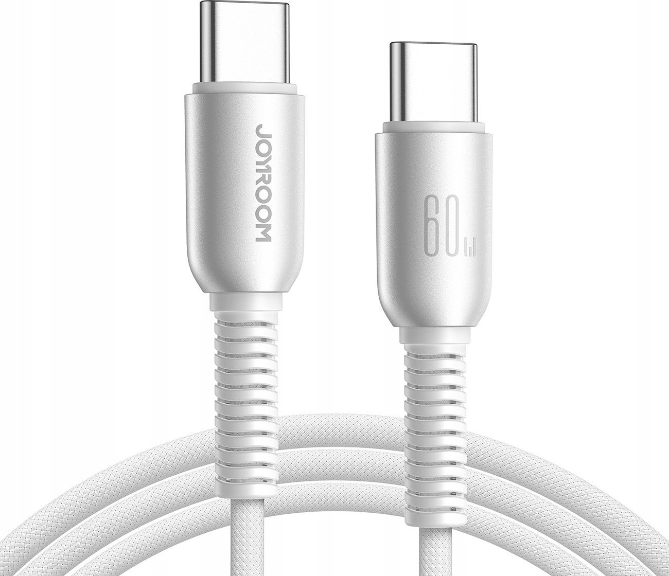 Kabel USB Joyroom USB-C - USB-C 1.2 m Szary (JYR1126)