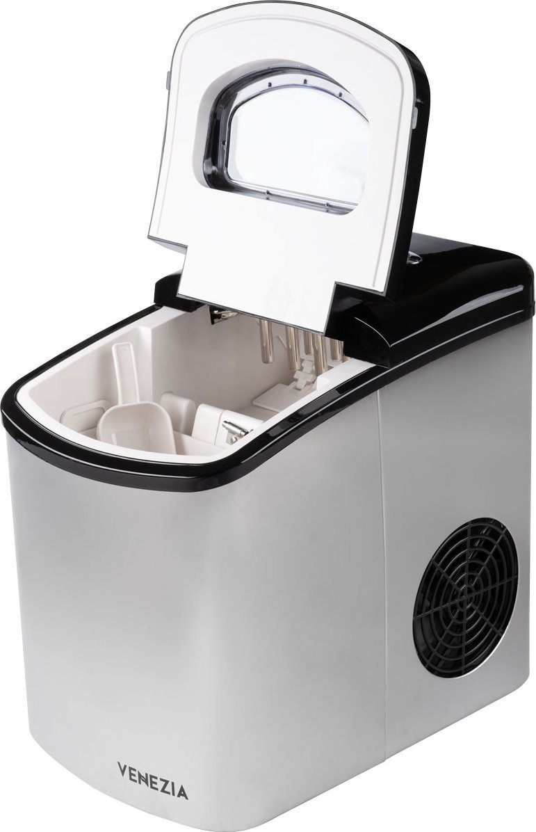 Venezia Kostkarka do lodu Venezia IM18 - Srebrna