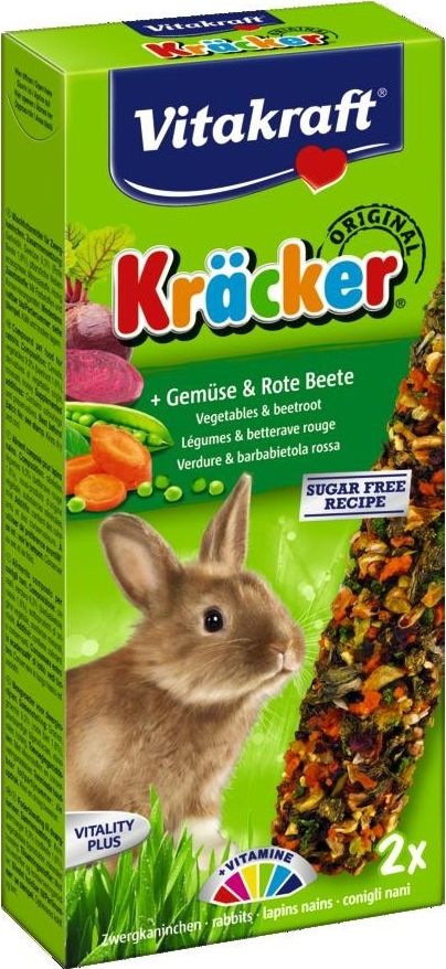 Vitakraft VITAKRAFT KRACKER 2szt d/królika warzywa/burak