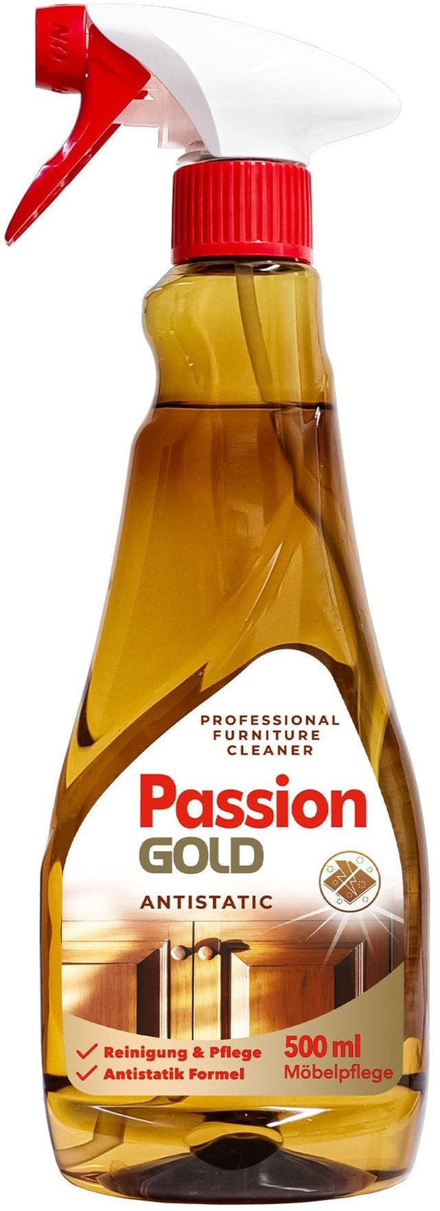 PASSION GOLD Płyn do czyszczenia mebli w sprayu Antistatic 500 ml