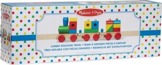Melissa & Doug MELISSA Drewniany pociąg do ciągania Jumbo 40544