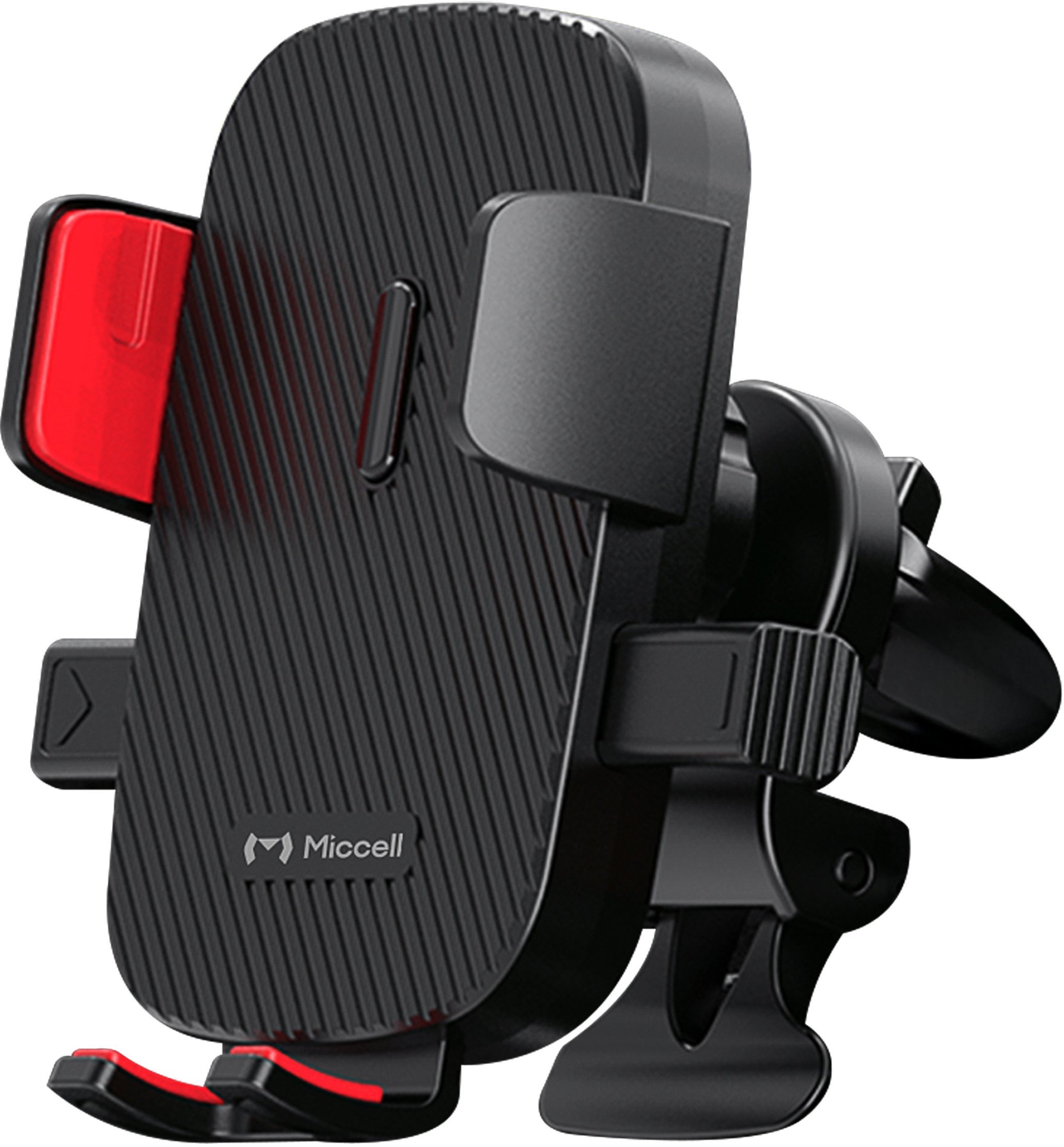 Uchwyt samochodowy Miccell VQ-CH10, kratka, zaciskowy, czarny