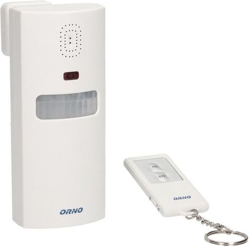 Orno Alarm z wbudowaną syreną, sterowany pilotem, zasięg 30m 100dB (OR-MA-711)