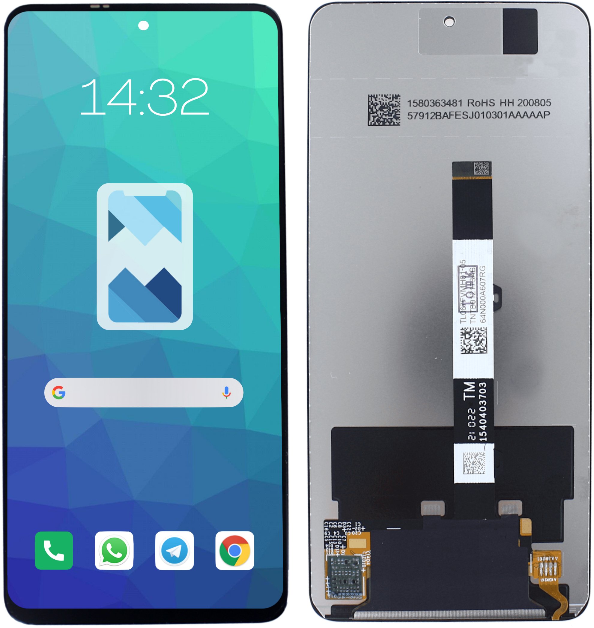 Wyświetlacz LCD Ekran Szybka Dotyk do Xiaomi Poco X3 MZB07Z2IN