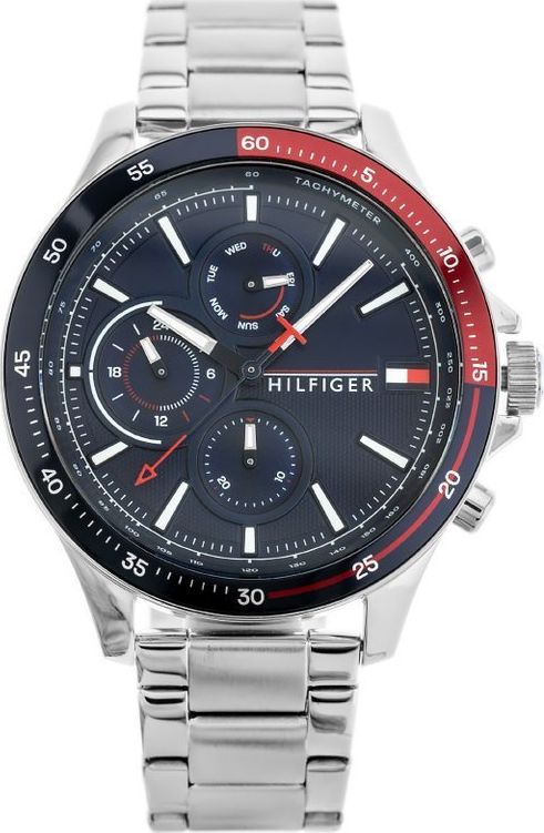 Zegarek Tommy Hilfiger ZEGAREK MĘSKI TOMMY HILFIGER BANK (zf022a)
