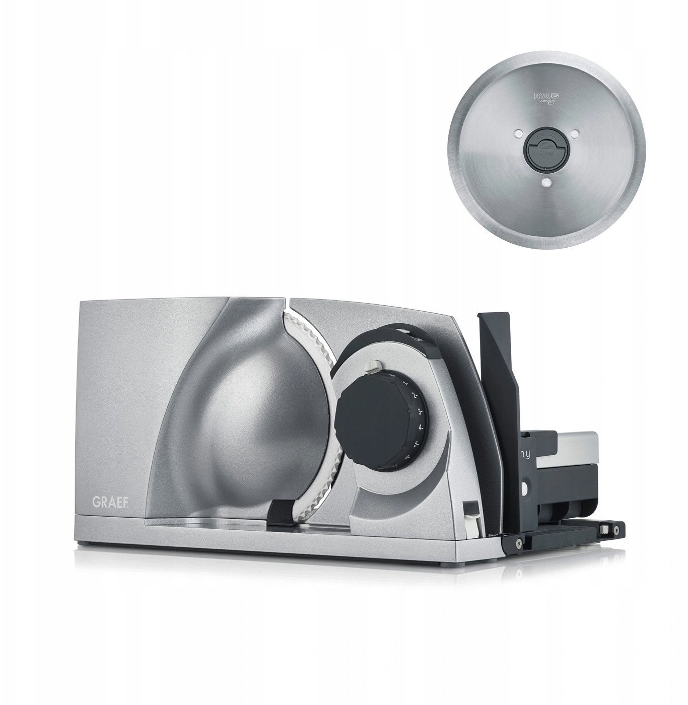 Składana krajalnica elektryczna Graef MYtiny Twin (Szara)