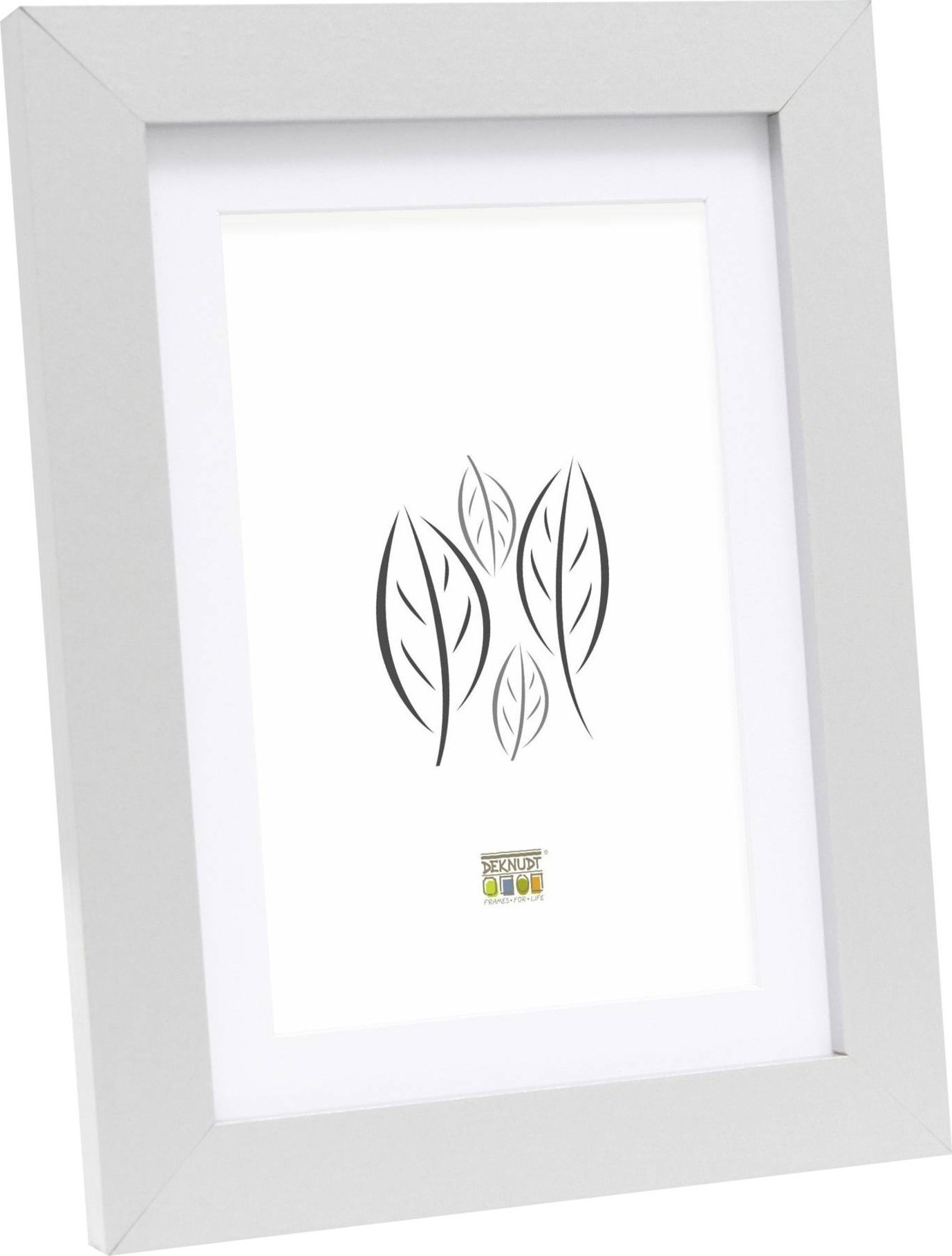 Ramka Deknudt Deknudt S66KD1 P1 15x20 Wood silver w. Passepartout