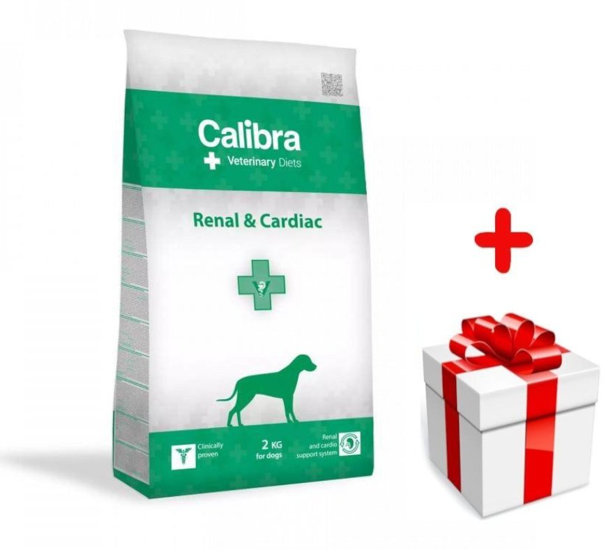Calibra Veterinary Diets Dog Renal Cardiac 2kg + Niespodzianka dla psa GRATIS