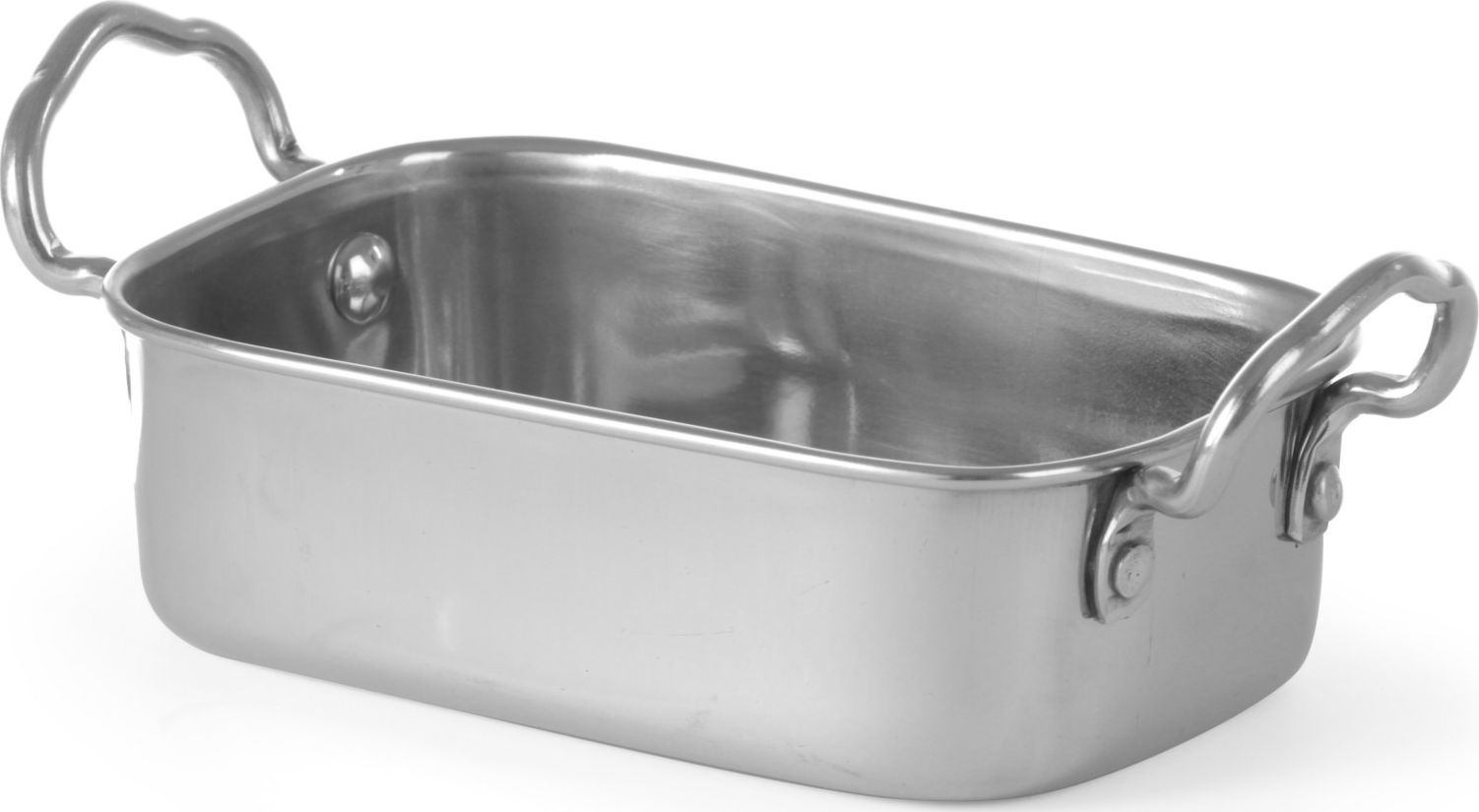 Hendi Brytfanna mała do przekąsek ze stali nierdzewnej 185x95x45mm - Hendi 426487 Brytfanna mała do przekąsek ze stali nierdzewnej 185x95x45mm - Hendi