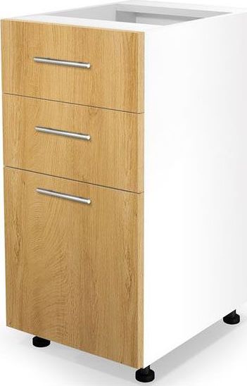 Elior Kuchenna szafka dolna z szufladami dąb miodowy - Limo 6X