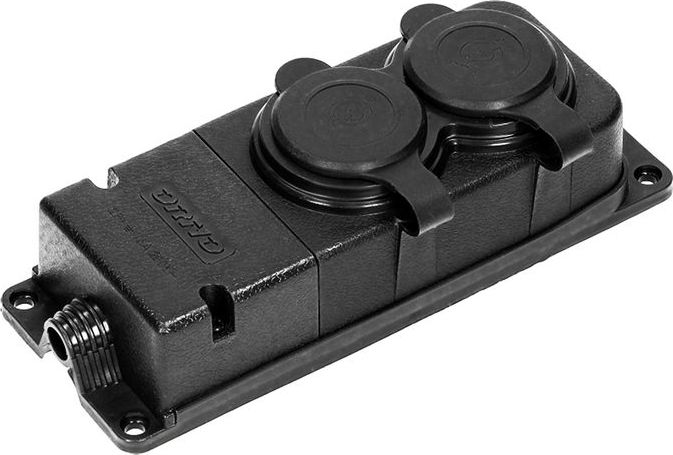 Orno ROZGAŁĘŹNIK BRYZGOSZCZELNY I ODPORNY NA UDERZENIA, 2 GNIAZDA 2P +Z OR-AE-13165(GS)