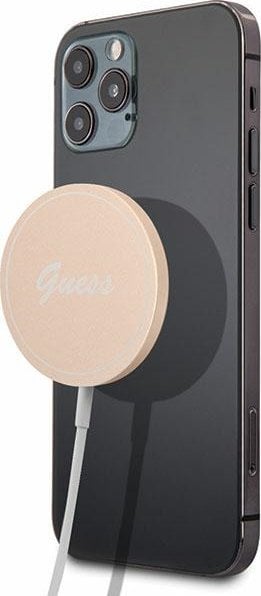 Ładowarka Guess Ładowarka indukcyjna Guess GUCBMSLRD USB-C 15W MagSafe złoty/gold