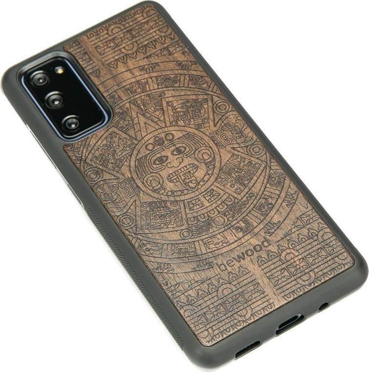 BeWood Drewniane Etui Samsung Galaxy S20 FE KALENDARZ AZTECKI ZIRICOTE