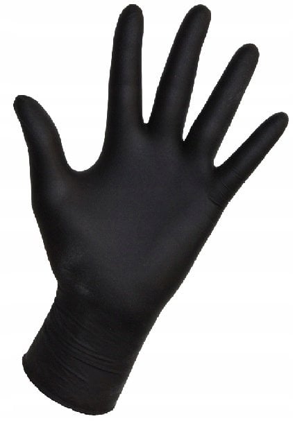 Abena Examination glove ABENA Classic Protect L black nitrile powder-free (200 pcs.)