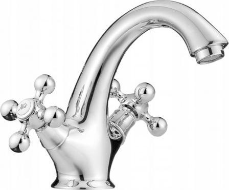 Bateria umywalkowa Kuchinox Bateria umywalkowa z korkiem stojąca Stilo retro chrom