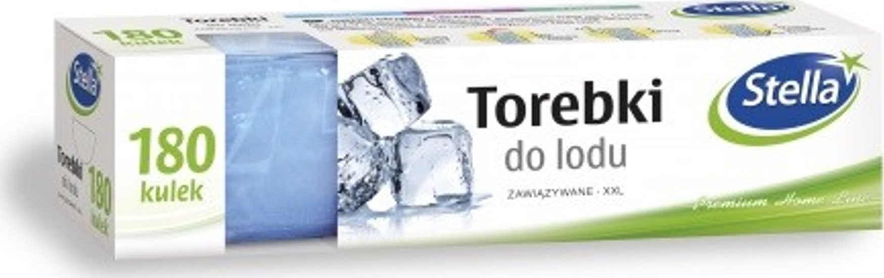 Stella STELLA Torebki do lodu zawiązywane 180 kulek XXL box