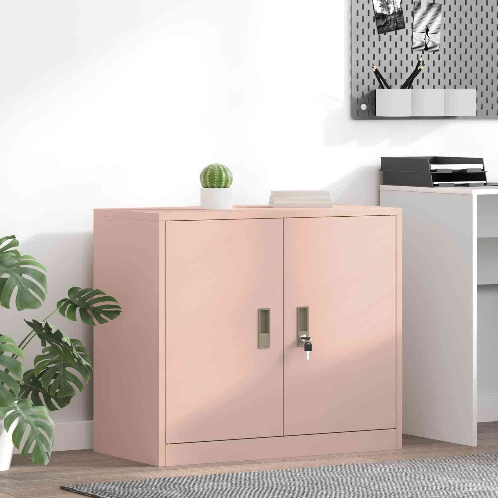 vidaXL Szafka do przechowywania Różowy 80 x 40 x 70 cm