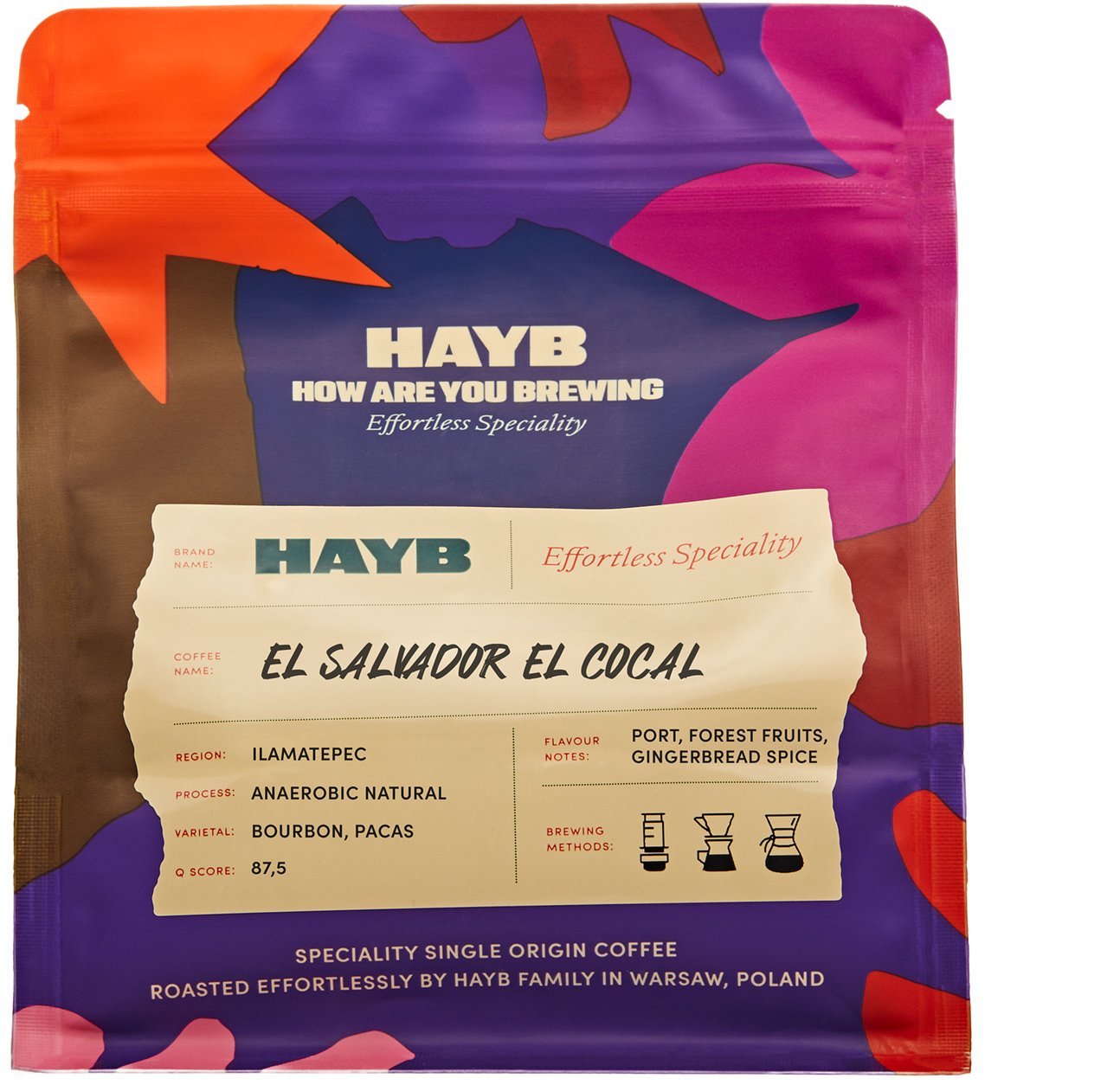 Kawa ziarnista HAYB Kawa ziarnista El Salvador El Cocal 250g