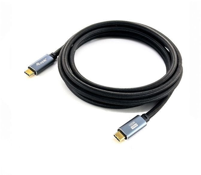 Kabel USB Equip USB-C - USB-C 3 m Czarny (128359)