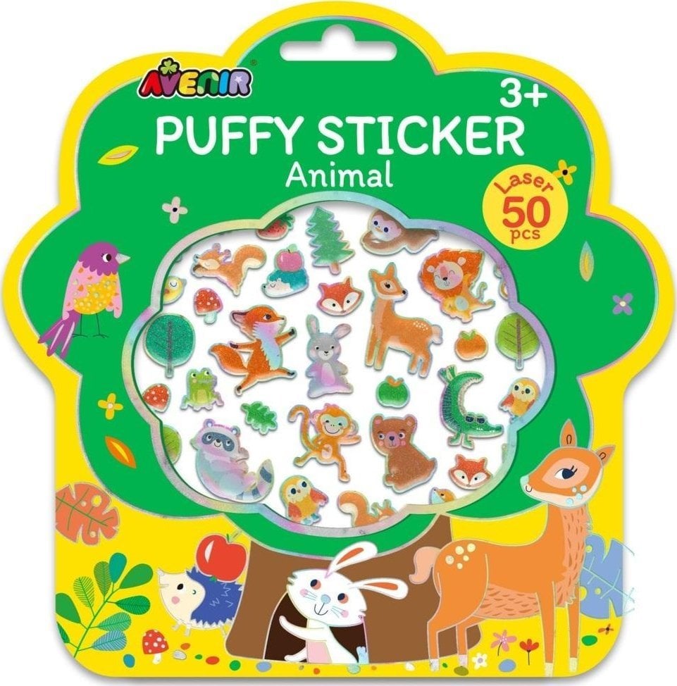 Naklejki puchate 3D - Zwierzęta