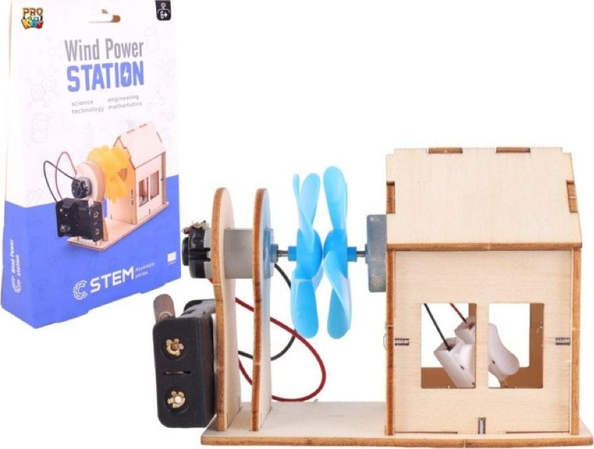 Cuda Mechaniki odkryj i twórz elektrownia wiatrowa EDUKAMP
